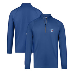 New York Rangers Levelwear Theory Insignia Core Quarter-Zip Pullover Top - Blue | NHL near me