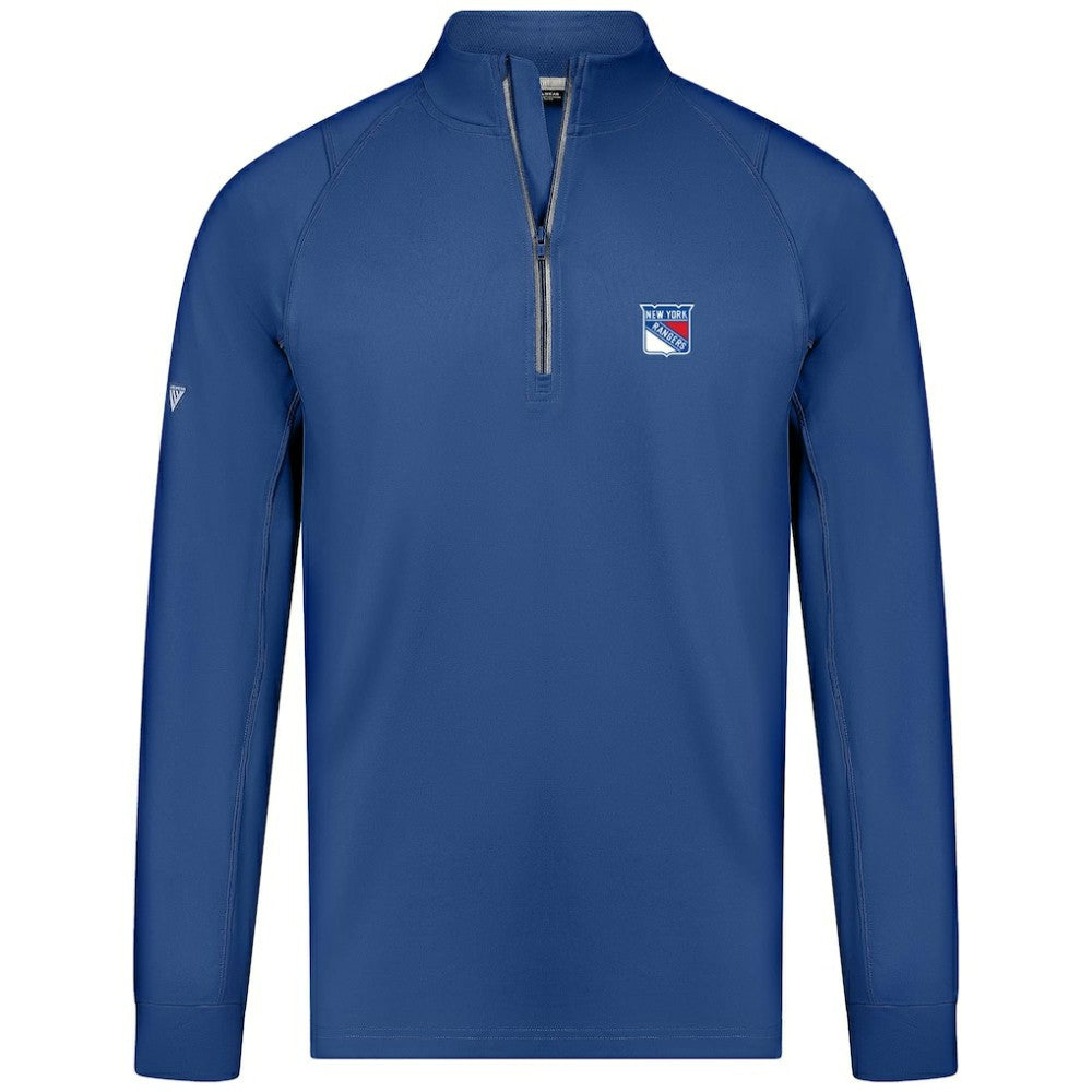 New York Rangers Levelwear Theory Insignia Core Quarter-Zip Pullover Top - Blue | NHL near me