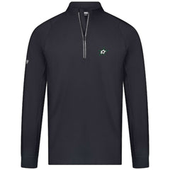 Dallas Stars Levelwear Theory Insignia Core Quarter-Zip Pullover Top - Black | NHL Clearance