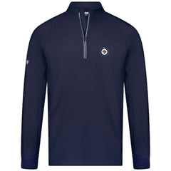 Winnipeg Jets Levelwear Theory Insignia Core Quarter-Zip Pullover Top - Navy | NHL discount