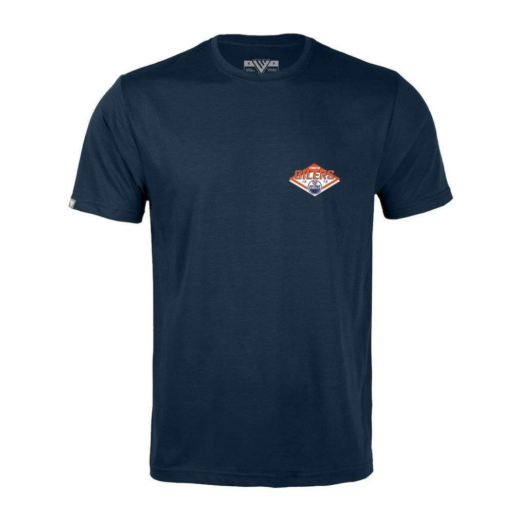 Edmonton Oilers Levelwear Richmond Club Patch 2.0 T-Shirt - Navy | NHL sale