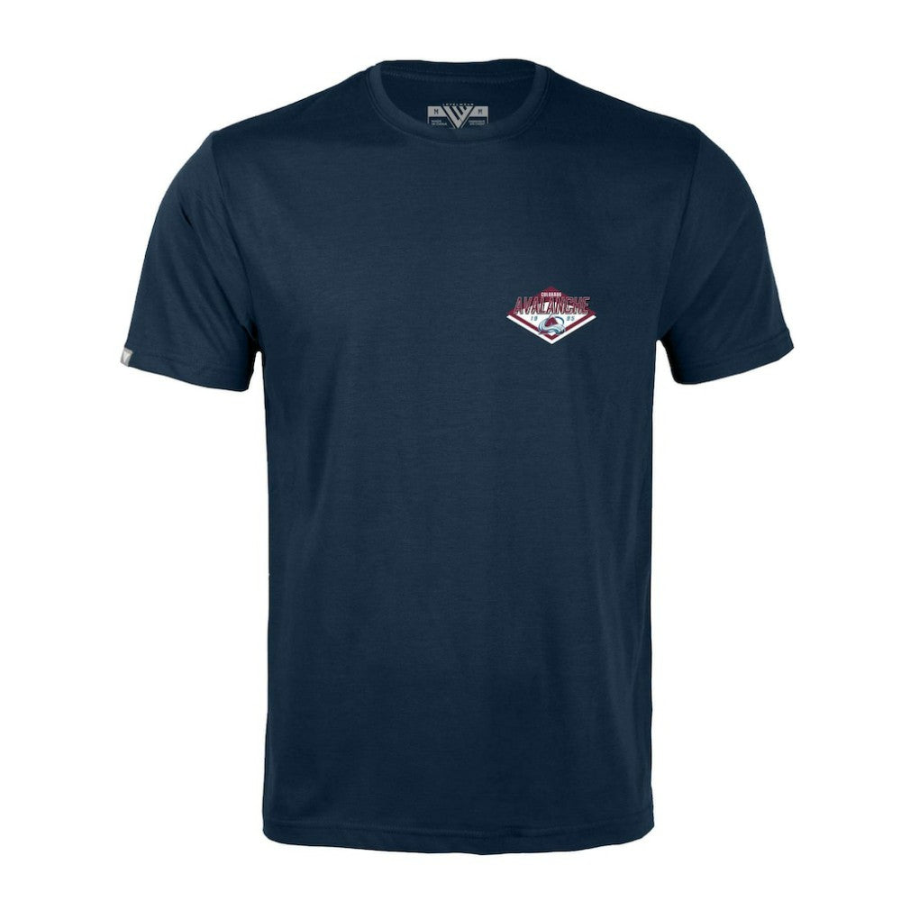 Colorado Avalanche Levelwear Richmond Club Patch 2.0 T-Shirt - Navy | NHL on sale