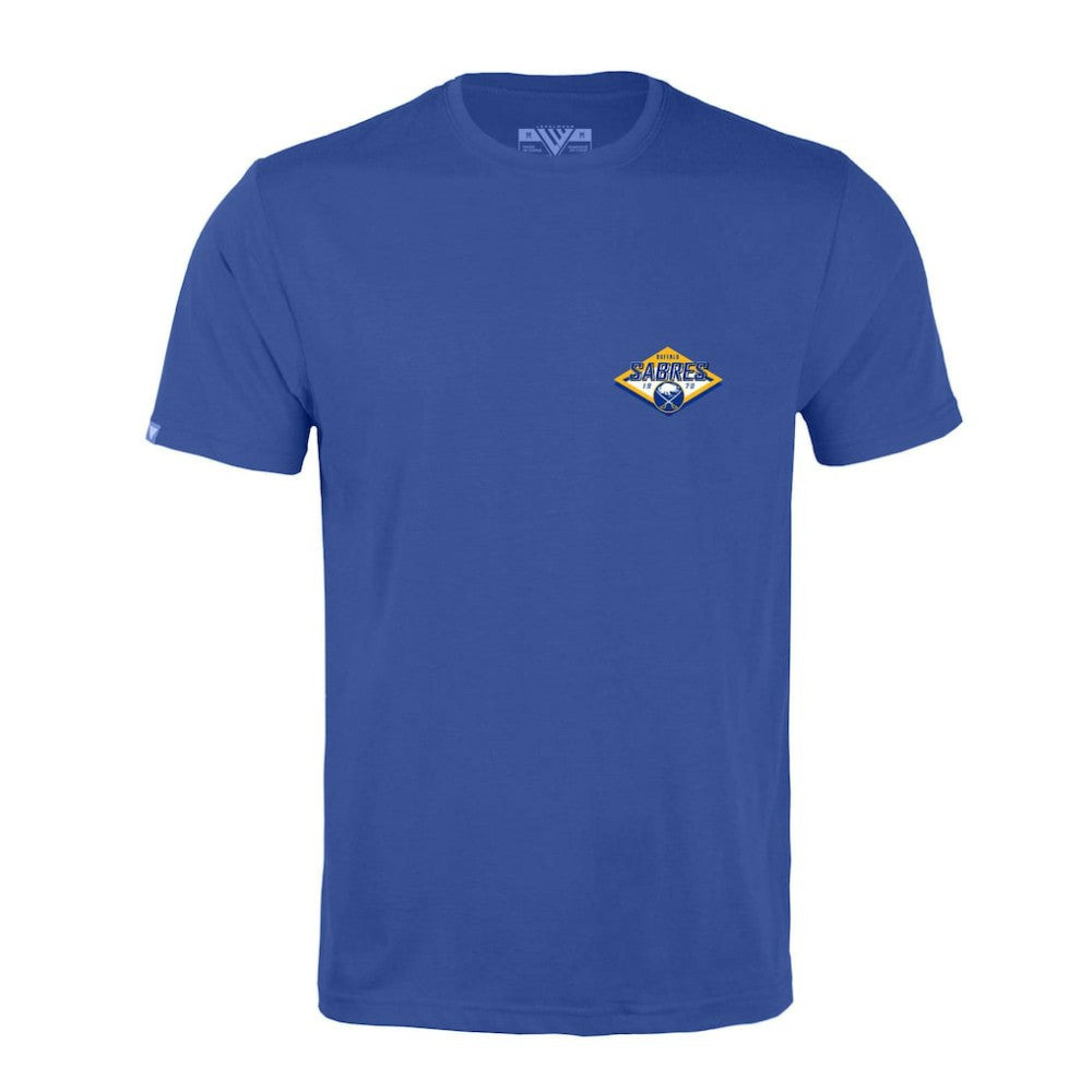 Buffalo Sabres Levelwear Richmond Club Patch 2.0 T-Shirt - Royal | NHL on sale