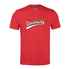Chicago Blackhawks Levelwear Richmond Retro Script T-Shirt - Red | NHL sale