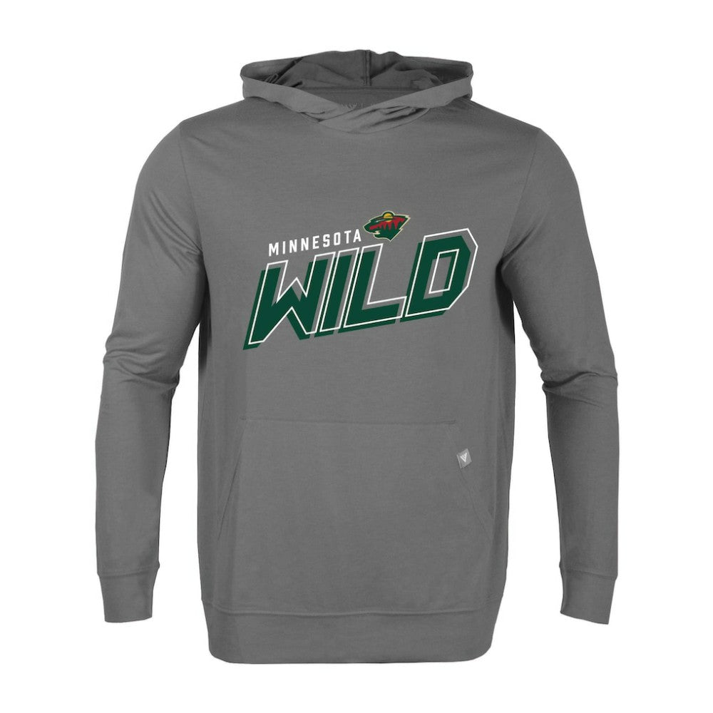 Minnesota Wild Levelwear Relay Premier 2.0 Pullover Hoodie - Gray | NHL on sale