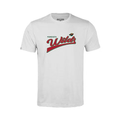 Minnesota Wild Levelwear Youth Little Richmond Retro Script T-Shirt - White | NHL sale