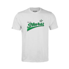 Dallas Stars Levelwear Youth Little Richmond Retro Script T-Shirt - White | NHL near me