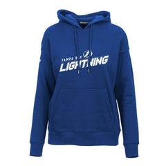 Tampa Bay Lightning Levelwear Women's Adorn Premier 2.0 Fleece Pullover Hoodie - Blue | NHL on sale