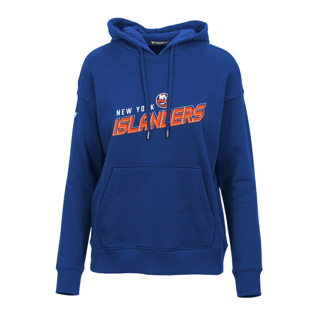 New York Islanders Levelwear Women's Adorn Premier 2.0 Fleece Pullover Hoodie - Royal | NHL sale