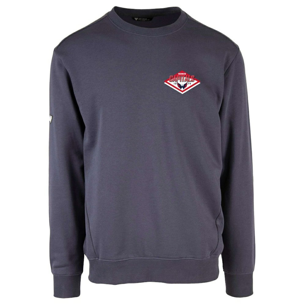 Washington Capitals Levelwear Zane Club Patch 2.0 Pullover Sweatshirt - Navy | NHL Lifestyle