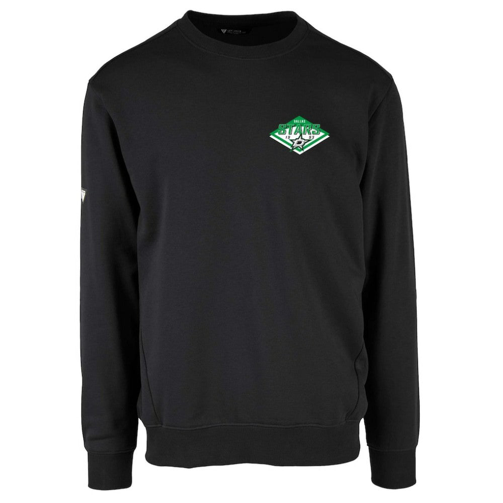 Dallas Stars Levelwear Zane Club Patch 2.0 Pullover Sweatshirt - Black | NHL near me