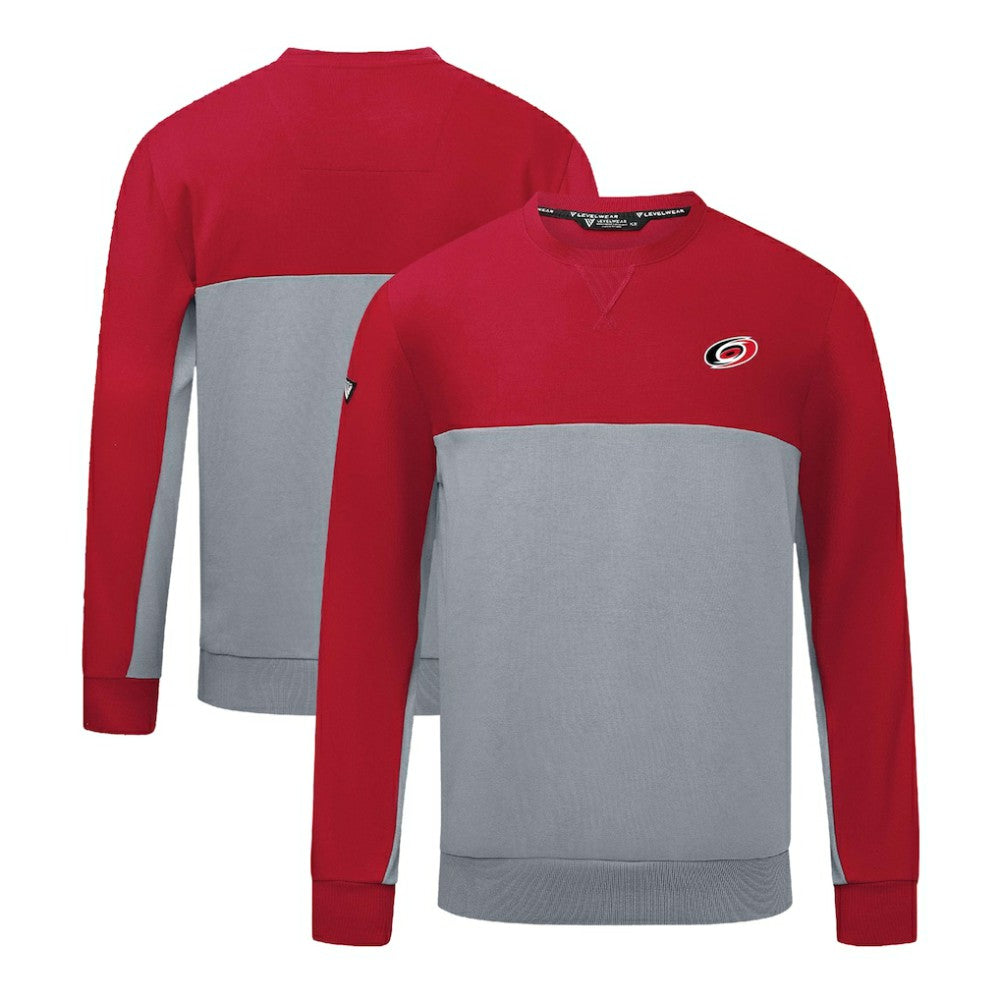 Carolina Hurricanes Levelwear Legacy Insignia Core Sweatshirt - Red/Gray | NHL online