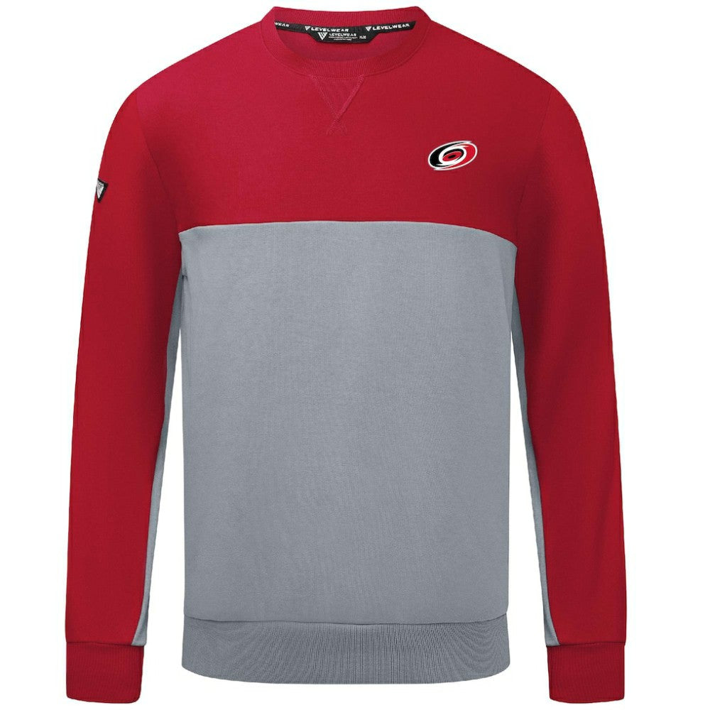 Carolina Hurricanes Levelwear Legacy Insignia Core Sweatshirt - Red/Gray | NHL online