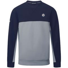 Winnipeg Jets Levelwear Legacy Insignia Core Sweatshirt - Navy/Gray | NHL sale