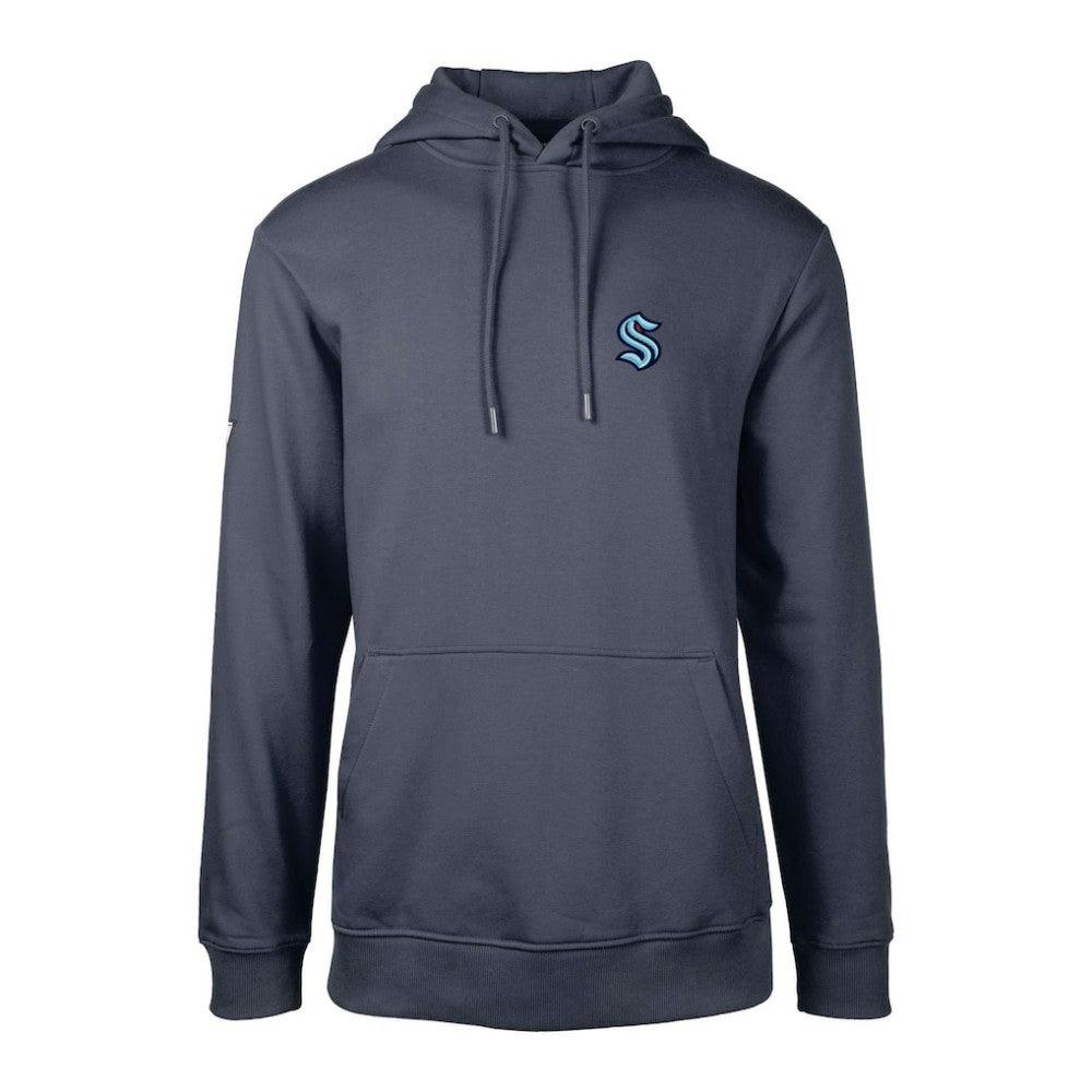 Seattle Kraken Levelwear Podium Insignia Core Pullover Hoodie - Deep Sea Blue | NHL Clearance