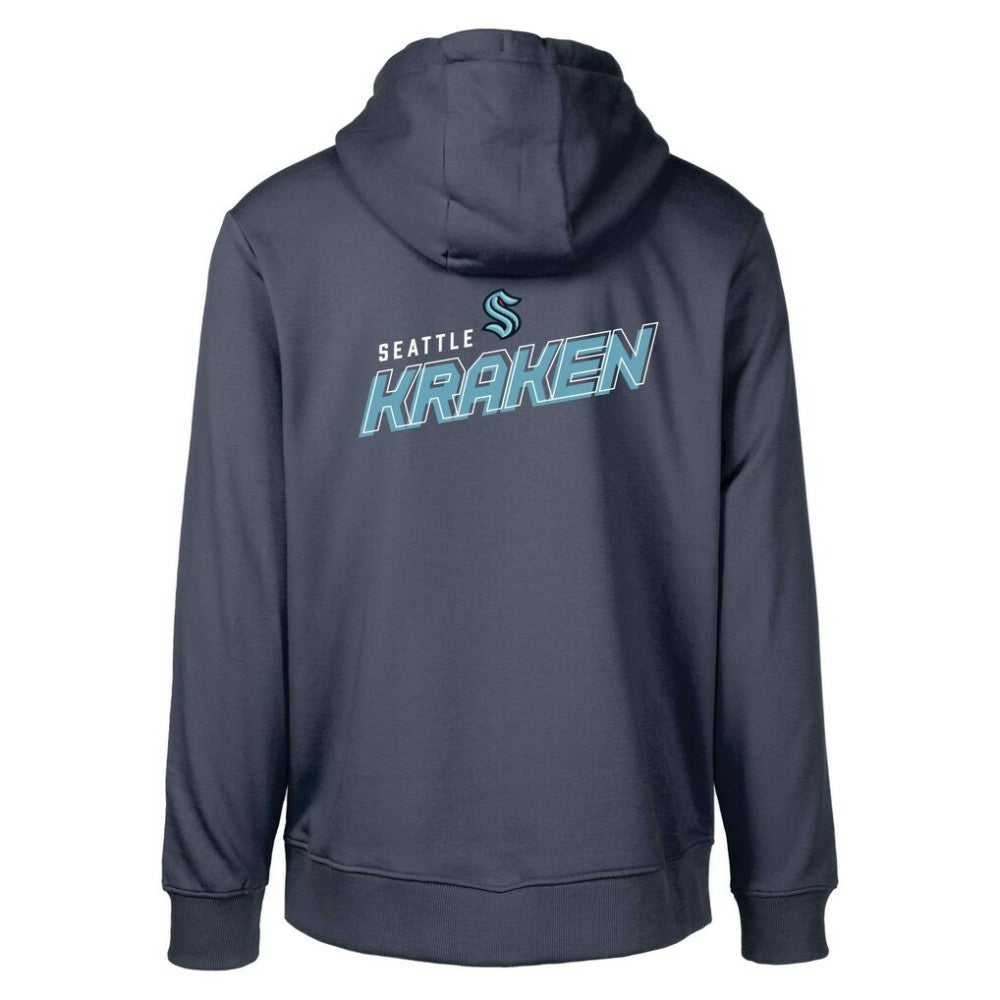 Seattle Kraken Levelwear Podium Insignia Core Pullover Hoodie - Deep Sea Blue | NHL Clearance