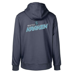 Seattle Kraken Levelwear Podium Insignia Core Pullover Hoodie - Deep Sea Blue | NHL Clearance