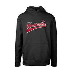 Carolina Hurricanes Levelwear Youth Podium Retro Script Fleece Pullover Hoodie - Black | NHL Clearance