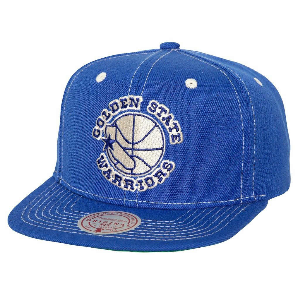 Mitchell & Ness Golden State Warriors Energy Contrast Snapback Hat Royal