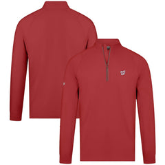 Washington Nationals Levelwear Theory Insignia Quarter-Zip Pullover Outlet