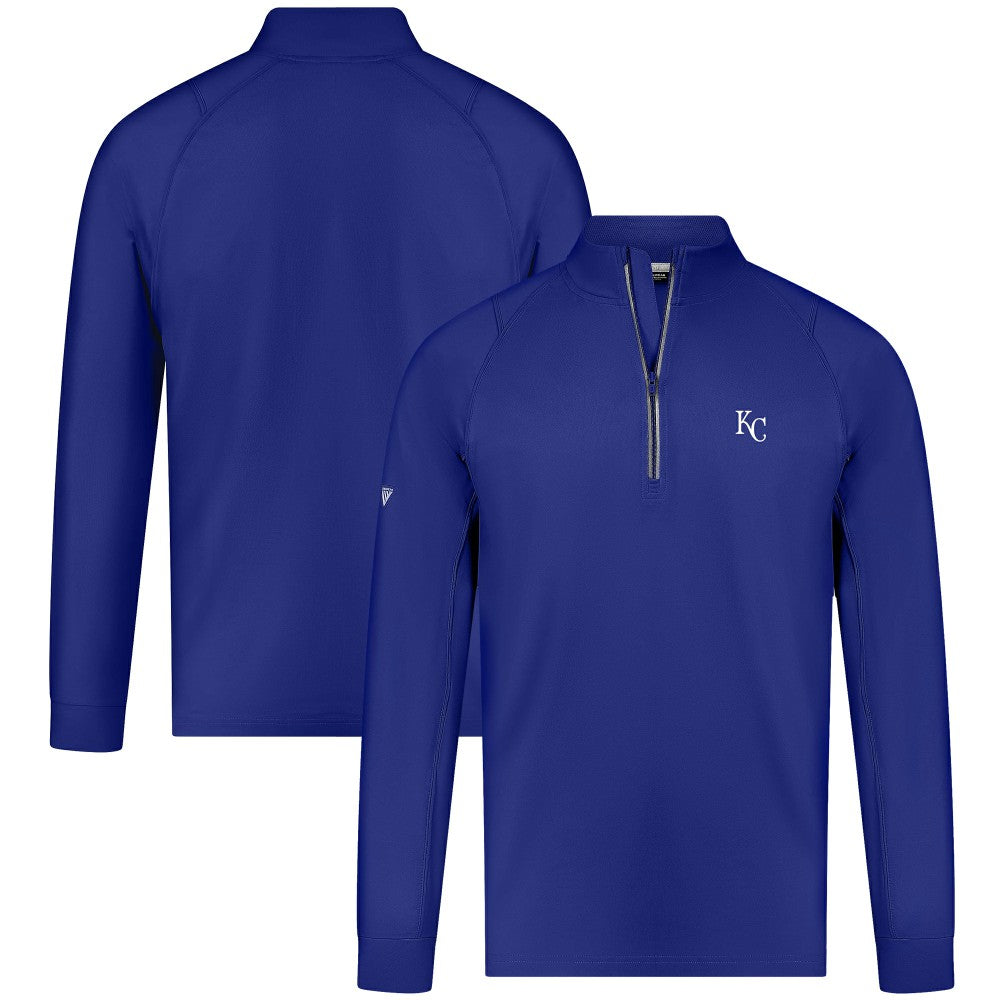 Kansas City Royals Levelwear Theory Insignia Quarter-Zip Pullover for sale