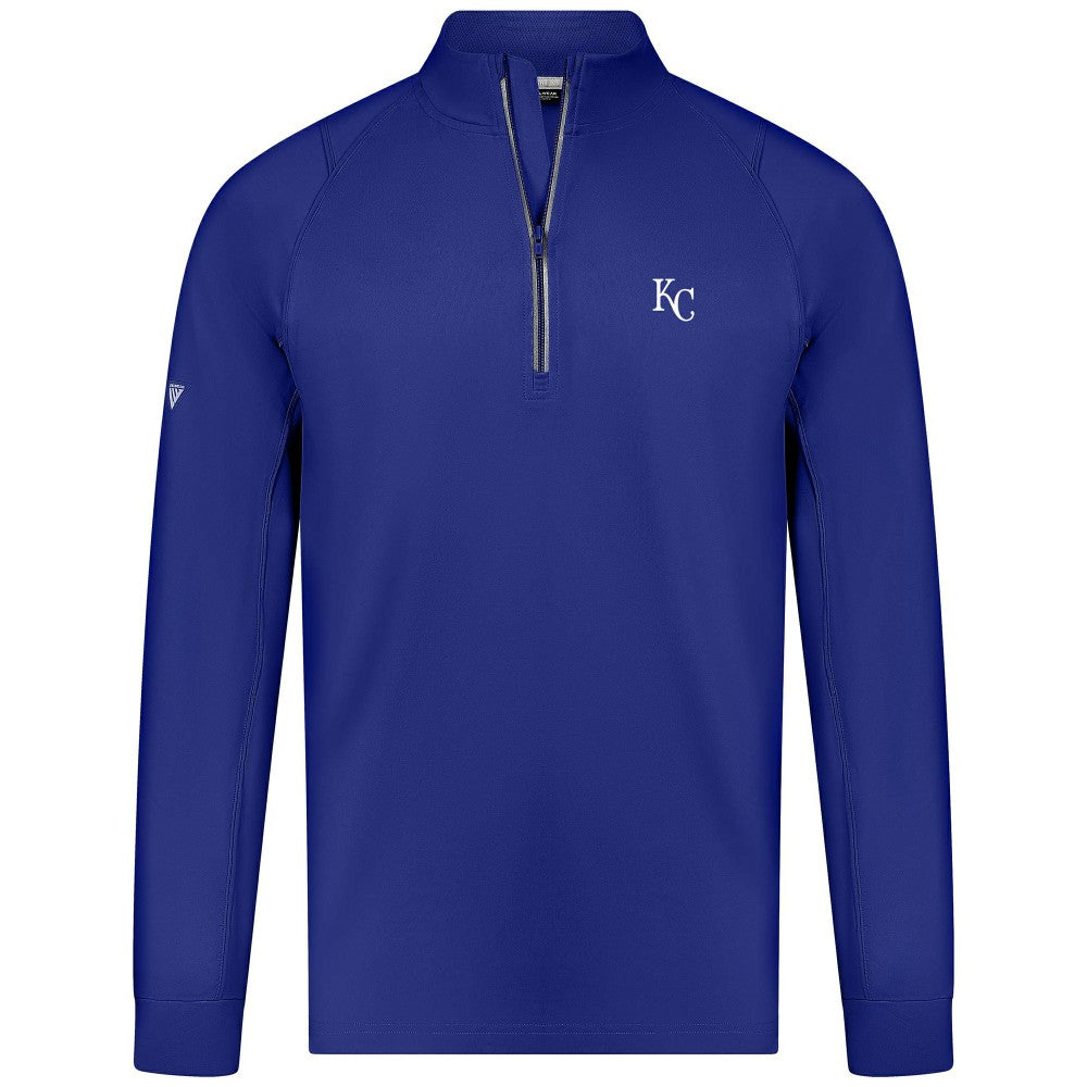 Kansas City Royals Levelwear Theory Insignia Quarter-Zip Pullover for sale