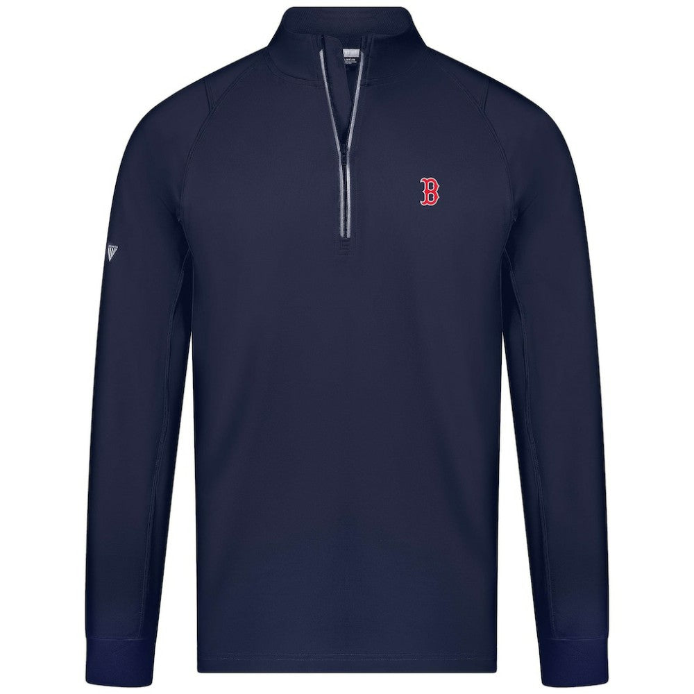 Boston Red Sox Levelwear Theory Insignia Quarter-Zip Pullover Outlet