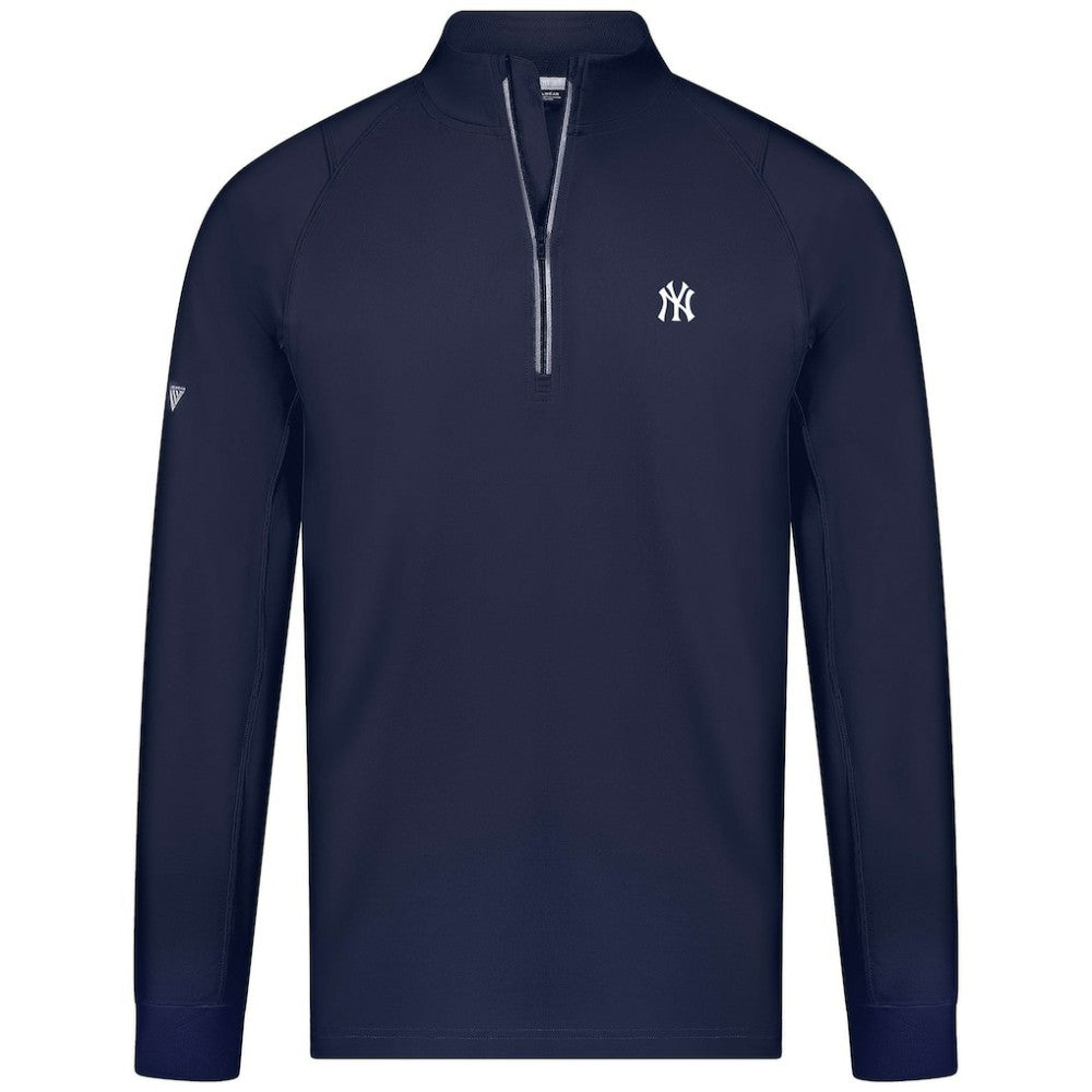 New York Yankees Levelwear Theory Insignia Quarter-Zip Pullover Discount