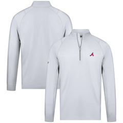 Atlanta Braves Levelwear Theory Insignia Quarter-Zip Pullover Online