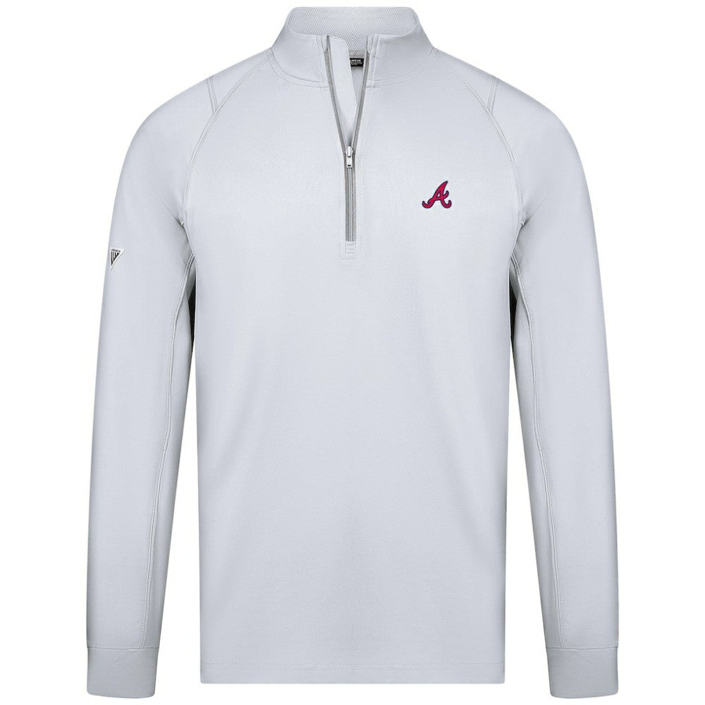 Atlanta Braves Levelwear Theory Insignia Quarter-Zip Pullover Online