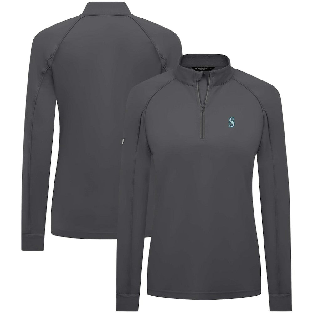 Seattle Mariners Levelwear Women's Kinetic Insignia Quarter-Zip Pullover Sale
