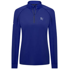 Kansas City Royals Levelwear Women's Kinetic Insignia Quarter-Zip Pullover for sale
