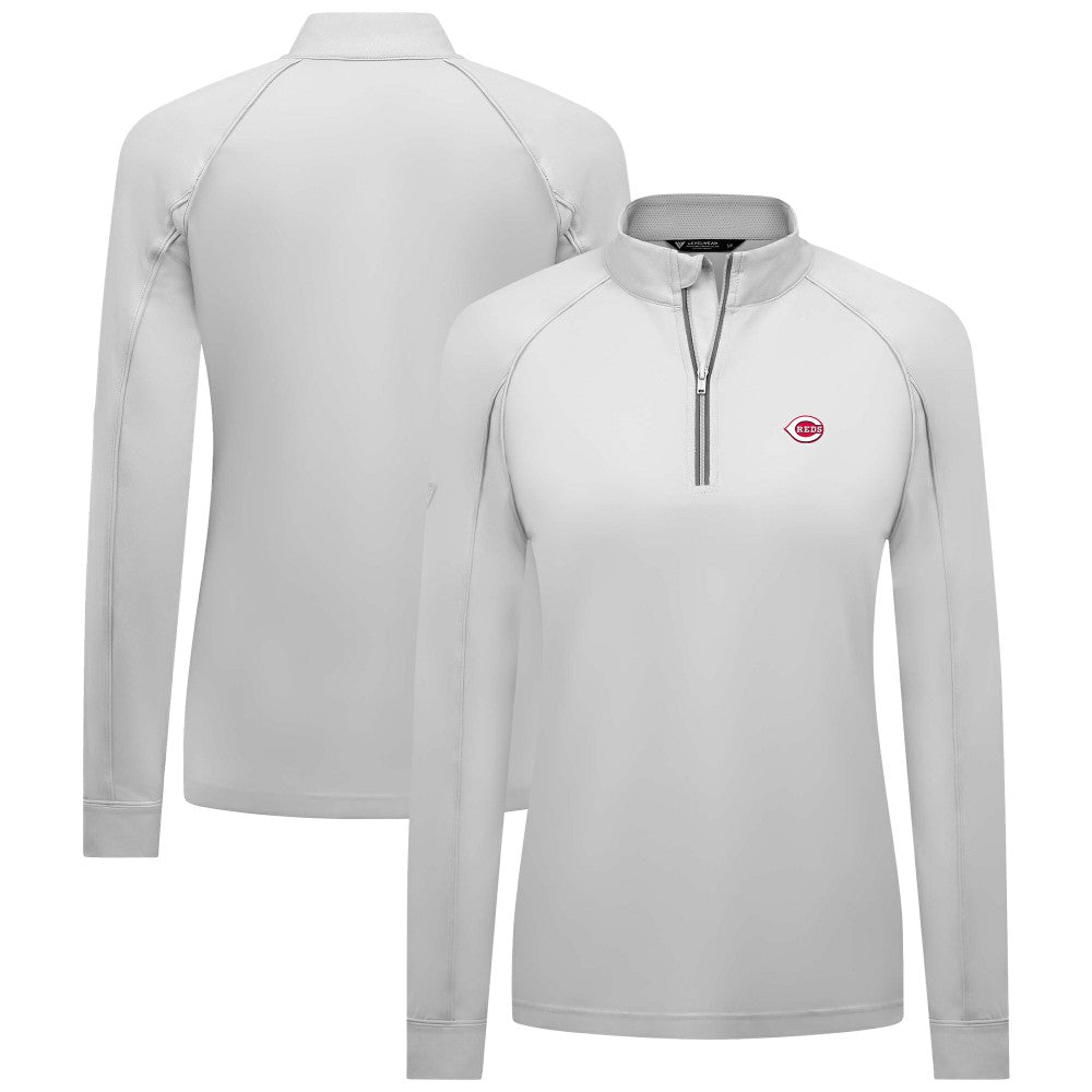 Cincinnati Reds Levelwear Women's Kinetic Insignia Quarter-Zip Pullover Online