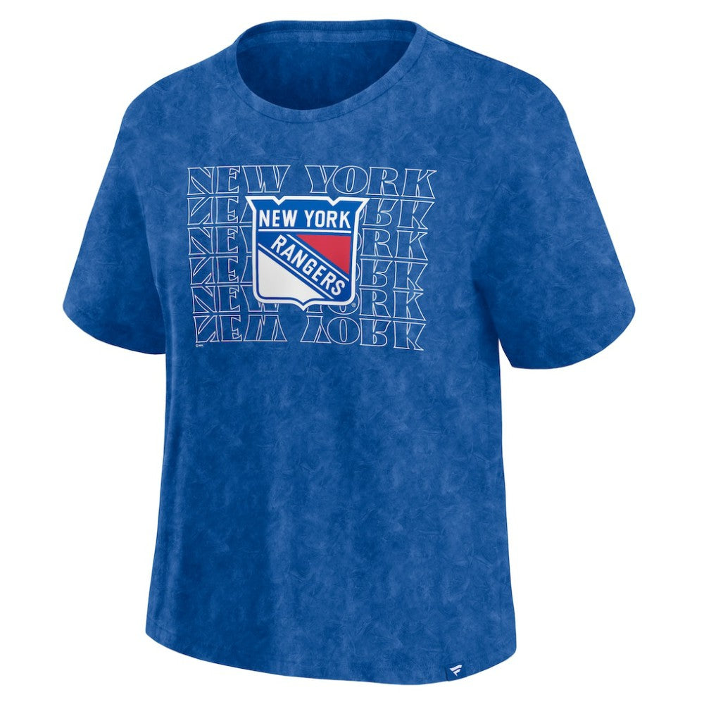 New York Rangers Fanatics Women's Faded Wash T-Shirt - Blue | Fanatics near me