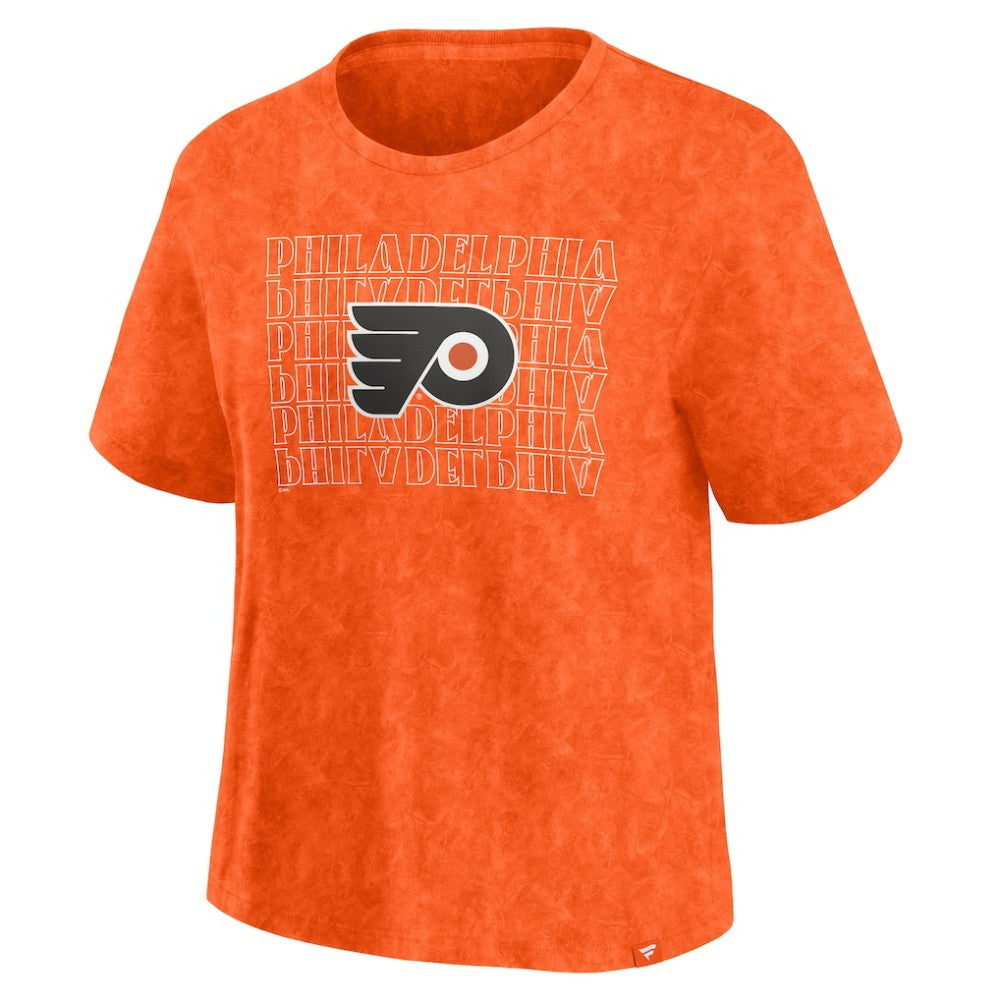 Philadelphia Flyers Fanatics Women's Faded Wash T-Shirt - Orange | Fanatics near me