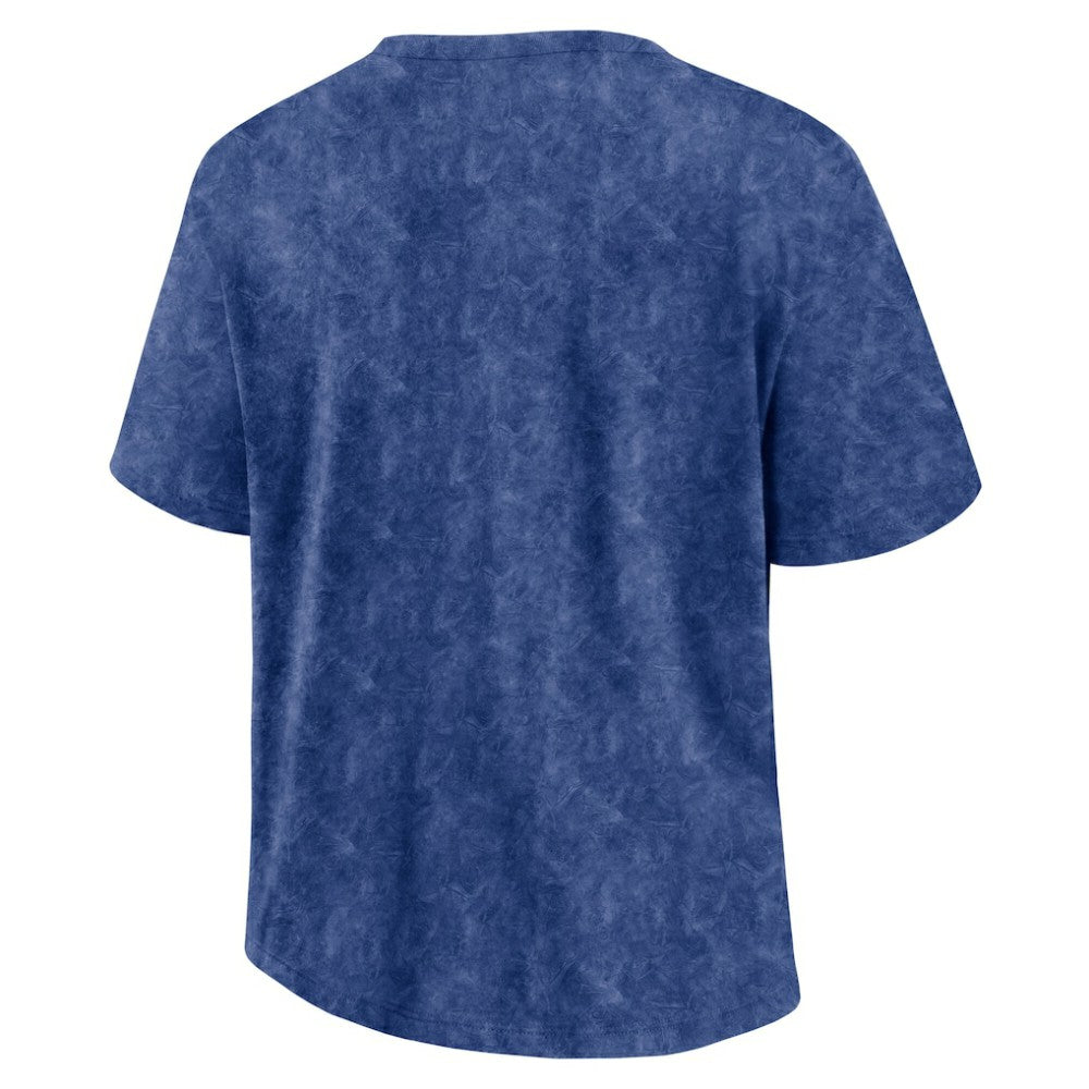 Tampa Bay Lightning Fanatics Women's Faded Wash T-Shirt - Blue | Fanatics discount