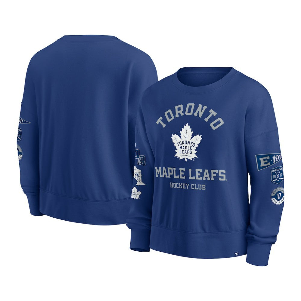 Toronto Maple Leafs Fanatics Women's Go Team Pullover Sweatshirt - Blue | Fanatics discount