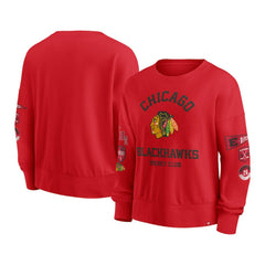 Chicago Blackhawks Fanatics Women's Go Team Pullover Sweatshirt - Red | Fanatics sale