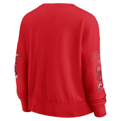 New Jersey Devils Fanatics Women's Go Team Pullover Sweatshirt - Red | Fanatics Lifestyle