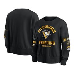 Pittsburgh Penguins Fanatics Women's Go Team Pullover Sweatshirt - Black | Fanatics Clearance