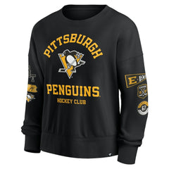 Pittsburgh Penguins Fanatics Women's Go Team Pullover Sweatshirt - Black | Fanatics Clearance