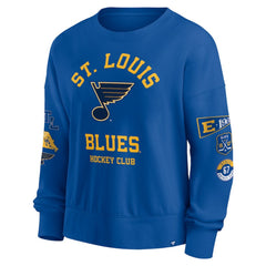 St. Louis Blues Fanatics Women's Go Team Pullover Sweatshirt - Blue | Fanatics sale