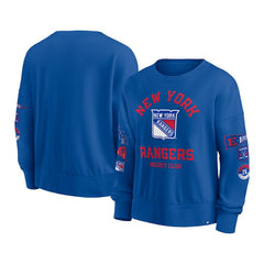 New York Rangers Fanatics Women's Go Team Pullover Sweatshirt - Blue | Fanatics online