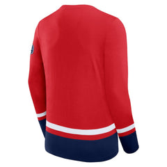 Washington Capitals Fanatics High Point Long Sleeve T-Shirt - Red | Fanatics Lifestyle
