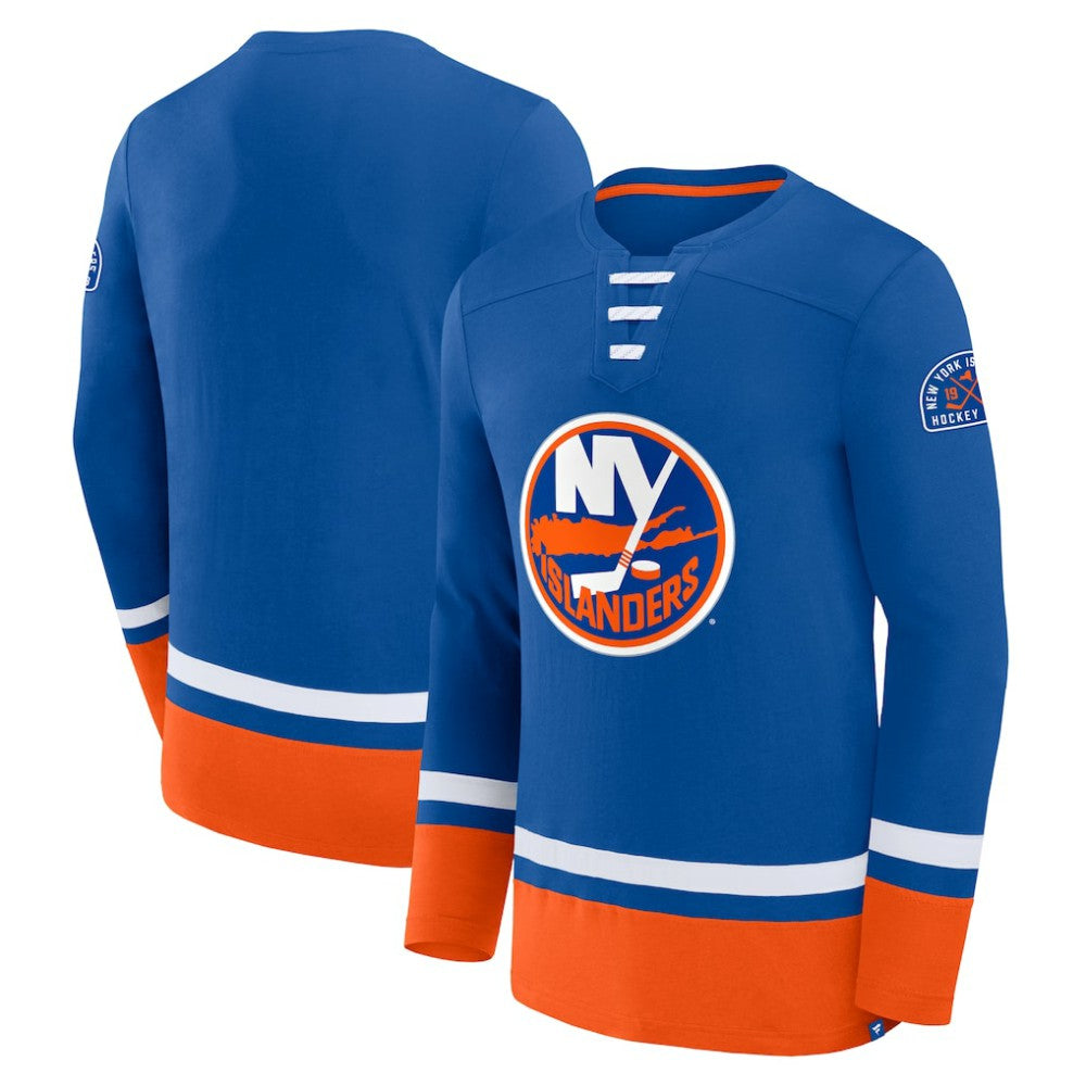New York Islanders Fanatics High Point Long Sleeve T-Shirt - Royal | Fanatics Clearance
