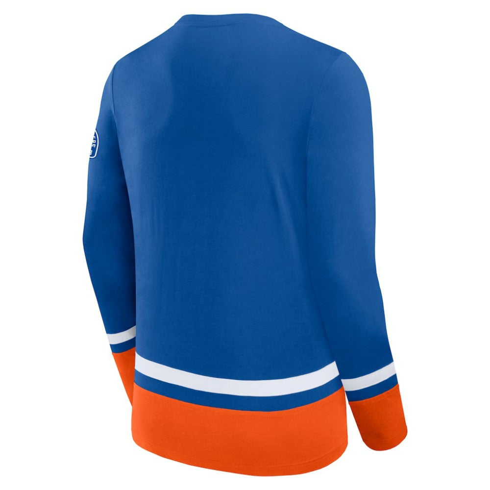 New York Islanders Fanatics High Point Long Sleeve T-Shirt - Royal | Fanatics Clearance