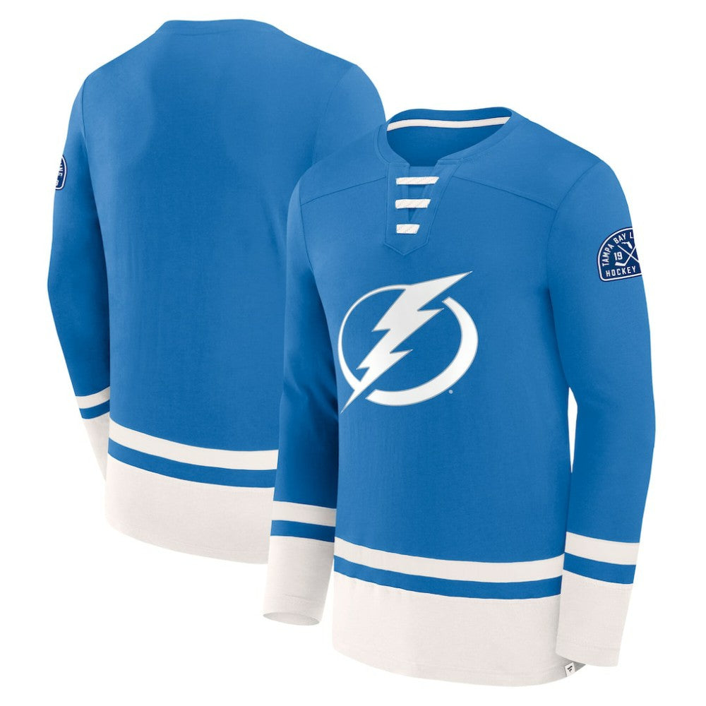 Tampa Bay Lightning Fanatics High Point Long Sleeve T-Shirt - Blue | Fanatics on sale