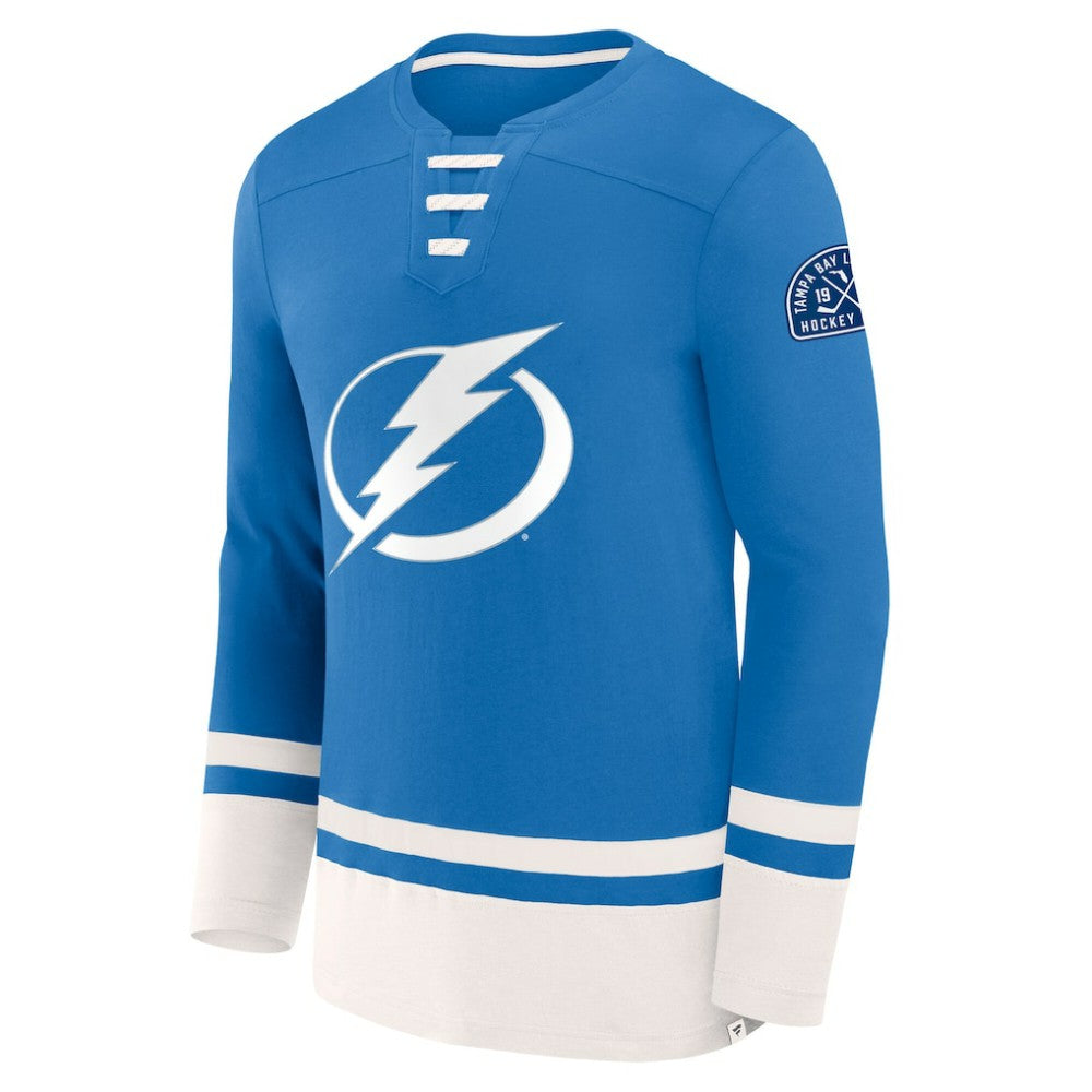 Tampa Bay Lightning Fanatics High Point Long Sleeve T-Shirt - Blue | Fanatics on sale