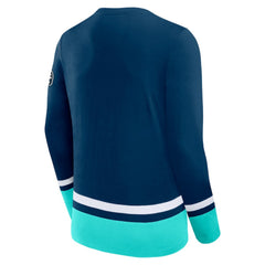 Seattle Kraken Fanatics High Point Long Sleeve T-Shirt - Deep Sea Blue | Fanatics on sale