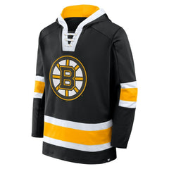 Boston Bruins Fanatics Inside Line Fleece Pullover Hoodie- Black | Fanatics near me